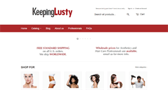 Desktop Screenshot of keepinglusty.com